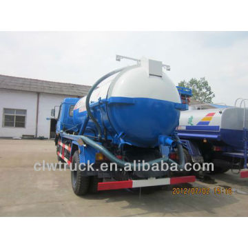 Dongfeng 4x2 sewage suction truck,6000L vacuum sewage truck pump